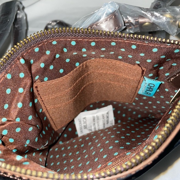 NWT Chala Bulldog Mini Crossbody Handbag with Straps - Picture 3 of 4